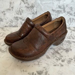 BOC by Bjorn Women’s Brown Clog Shoe Size US 7.5  EU 38.5 Medium Width